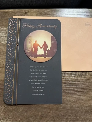 Cartão American Greetings Happy Anniversary Nosso Aniversário MSRP: US$ 6,99 - Imagem 1 de 3