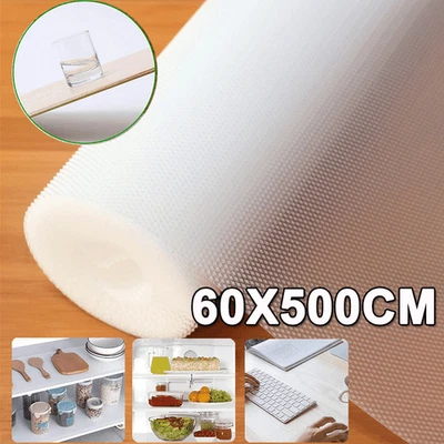 Transparent Drawer Mat Non Slip Shelf Liner Cabinet Storage Pad Kitchen Cupboard - image 1 of 4