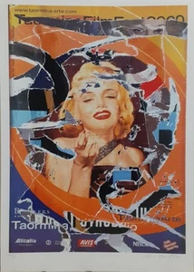 Mimmo Rotella, Omaggio a Marilyn, Seridecollage 100x70 Es.XXXIII/L - Foto 1 di 5