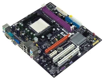 ECS GEFORCE6100SM-M Socket AM2 2x PPD2 2x Pcie 2x PCI Matx - Image 1 of 2