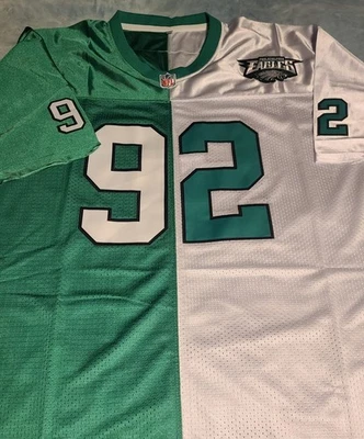 Reggie White Custom Eagles 2-tone TB Jersey          Sz. 2XL.   - Image 1 of 2