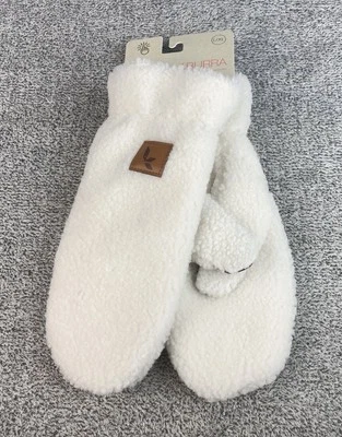 Koolaburra by UGG Fluff Mittens Women Size L/XL White Winter Gloves 101535 - Image 1 of 4