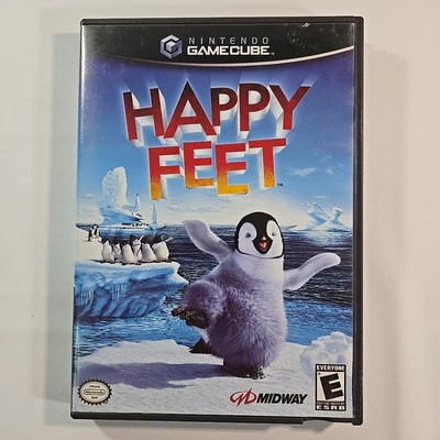 Happy Feet Nintendo GameCube No Manual Good Condition Tested  - Image 1 of 4
