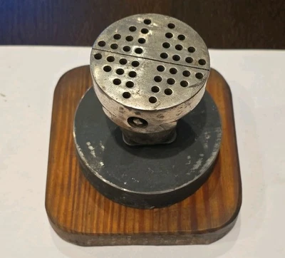 Vintage Engravers/Jewelers Ball Vise for Jewelry Making With 5.25 Inch Wood Base - Image 1 of 4