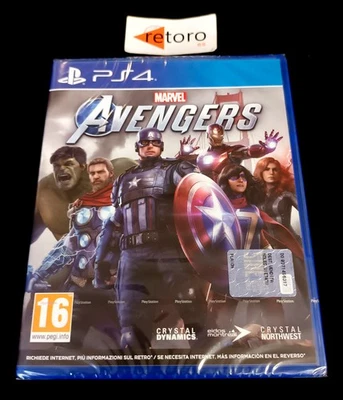 MARVEL AVENGERS Sony Playstation 4 PS4 PAL-España Ita New Sealed - Imagen 1 de 2