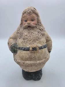 Teena Flanery Roly Poly Santa Folkart Pappmaché Vintage Weihnachten - Bild 1 von 6
