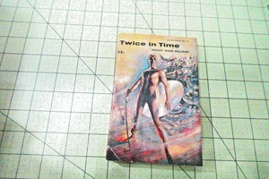 TWICE IN TIME BY MANLEY WADE WELLMAN  1958 GALAXY PULP SF PB  WALLACE WOOD COVER - Picture 1 of 3