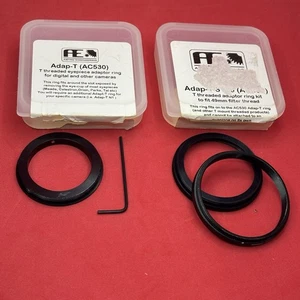 Fit a Camera to an Eyepiece: AE Adap-T + 46 & 49mm adapter. A1 Condition - Picture 1 of 4