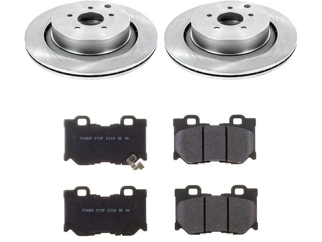 Rear Brake Pad and Rotor Kit For 2011-2013 Infiniti M56 Base 2012 KH162HT - Image 1 of 1