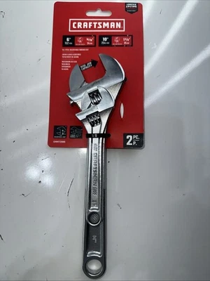 Juego de llaves ajustables Craftsman 2 PIEZAS 10" 6"" ¡TOTALMENTE NUEVO!! Foto 1 de 4