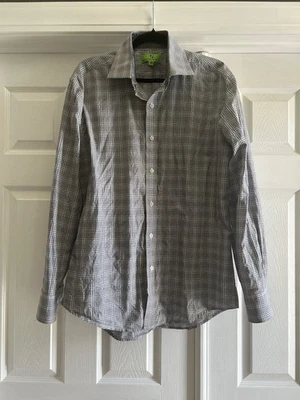 Bristol & Bull Men’s Plaid Button Down Sz L  16 - 16 1/2 - Image 1 of 4