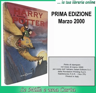 HARRY POTTER E IL PRIGIONIERO DI AZKABAN prima edizione stampa MARZO 2000 - Immagine 1 di 4