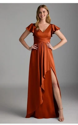 Vestido de dama de honor para mujer Azazie, talla 16W Foto 1 de 4