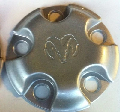 2004-2018 Dodge Ram 1500 Pickup Silver wheel One (1) Used center cap hubcap OEM - Image 1 of 3