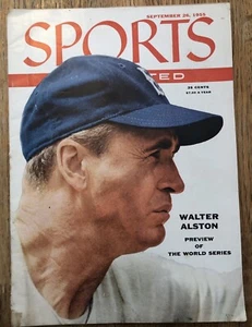 SPORTS ILLUSTRATED Magazine-SEPTEMBER 26,1955-WALTER ALSTON - Picture 1 of 16