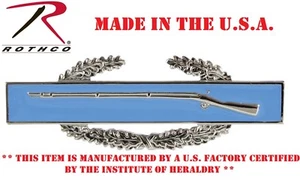 US Army Combat Infantry Badge Pin Infrantryman CIB Military Award Rothco 1754 - Picture 1 of 2