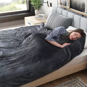 Electric Heated Blanket Full Size 72"X84", Cozy Soft Flannel Large Oversized, 6  - Picture 1 of 12
