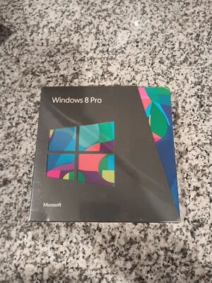 Microsoft Windows 8 Professional WIN PRO 8 32Bit & 64Bit, Genuine New Sealed - Image 1 of 2