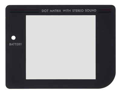 CHECKREALITY Ricambio lente schermo grigio scuro Game Boy Play It plastica DMG-01