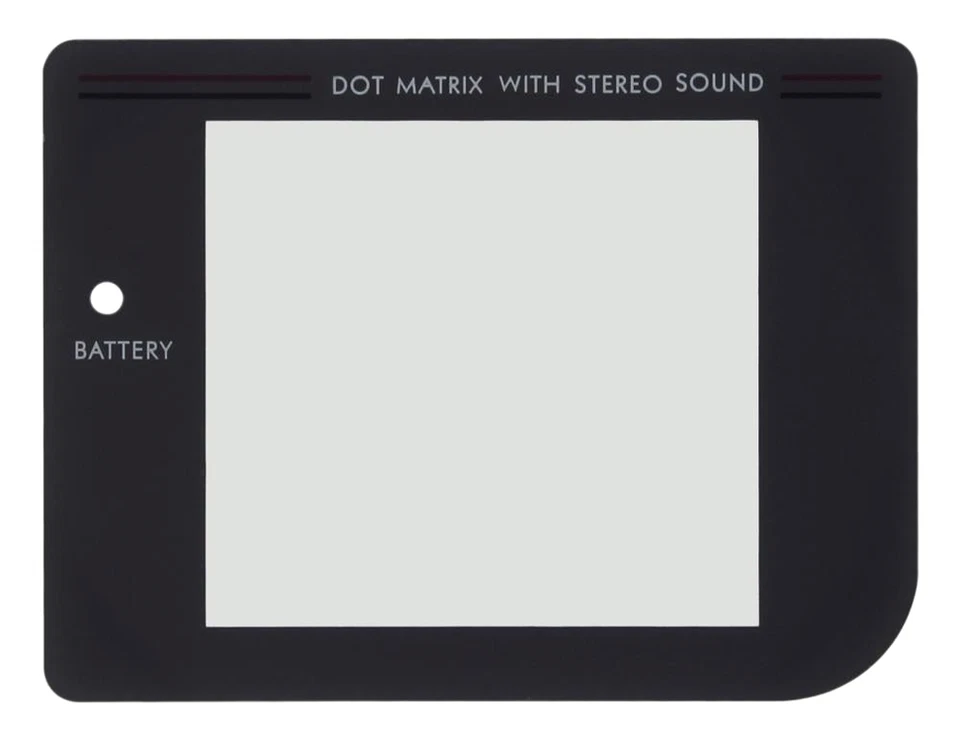 Dark Grey Game Boy Play It Loud Screen Lens Replacement Plastic DMG-01 - Image 1 of 1