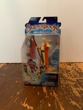 NIP Moses Series 1 Christian Broadcasting Network Superbook Action Figure