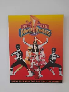 Vintage Power Rangers Wall Clock Wood . Sabans TM Rare Trademark Stance Version. - Picture 1 of 6