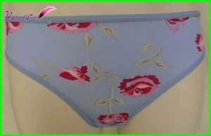 String ou culotte MIRIALE Bleu Fleur rouge Taille S ou M - AB26 - Foto 1 di 11