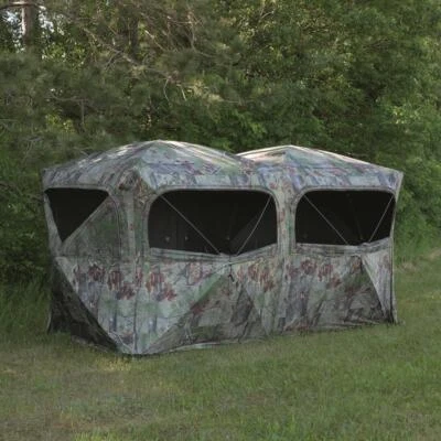 Outdoor Barronett Beast Hunting Ground Blind Deer Side By Side Space Windows - Image 1 of 4