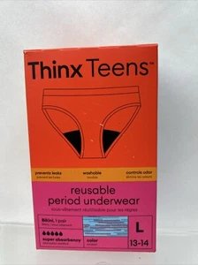 Thinx Teens Hologramm Bikini super saugfähig Periode Unterwäsche Large KOMBINATION - Bild 1 von 4