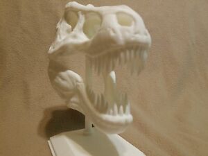 Réplique crâne de Tyrannosaurus Rex, imprimée en 3D avec base T-Rex 