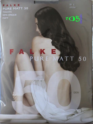 NEUF @@ COLLANT MAT SEMI OPAQUE CINDER + FALKE Pure Matt 50 + 4 (FR44/46) - Photo 1/2