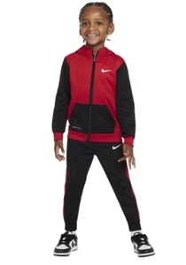 NIKE Therma-FIT 2-Piece Colorblock Hoodie Jogging Suit (2T) NWT - MSRP $52 - Picture 1 of 4