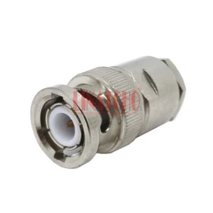Cable 5D-FB LMR300 SYV-50-5 50 ohmios recto BNC macho abrazadera conector desmontable - Imagen 1 de 10