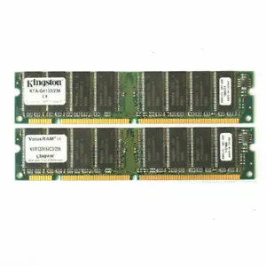 512MB 2PCS 256MB PC133 133MHz 168 Pin SDR SDRAM Desktop Double-Sided Ram Memory - Picture 1 of 5