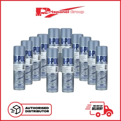 U-Pol Power Can Grey Primer Aerosol 500ml PCEP/AL PACK 12
