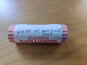 Roll of 40 2013 P 25c WHITE MOUNTAIN  National Park Quarter Dollars - Picture 1 of 3