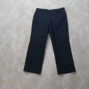 Dockers Classic Fit Khaki Pants Men's 36x29 Black Flat Front Pants - Picture 1 of 10
