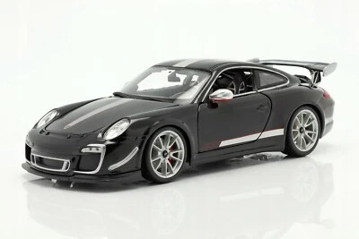 BURAGO 1:18 AUTO METALLO E PLASTICA PORSCHE 911 GT3 RS 4.0 NERO ART 18-11036 - Immagine 1 di 2