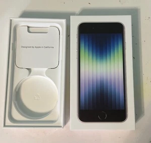 Original iPhone Retail Box For SE 3rd Gen (2022) No Phone - Zdjęcie 1 z 2