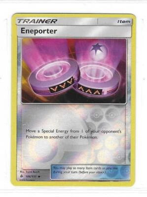 Pokemon --- ENEPORTER --- S/M Forbidden Light! REVERSE HOLO! NM/Mint! 106/131 - Image 1 of 3