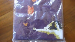 Michael Jackson Women's M Med Medium Immortal Tour Cotton Blend V-Neck T-Shirt - Picture 1 of 2