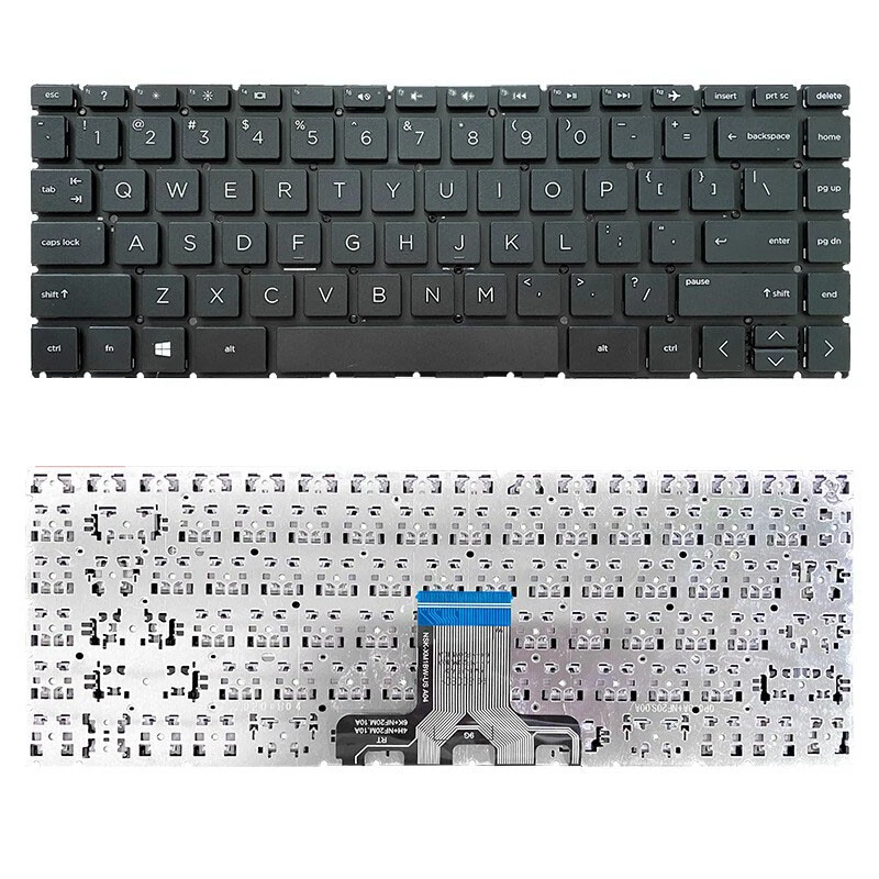 NEW US Keyboard For HP 14-CM 14T-CM 14Z-CM 14-DF 14-DG 14-DK 14-DH 14M-DH Black - Image 1 of 4