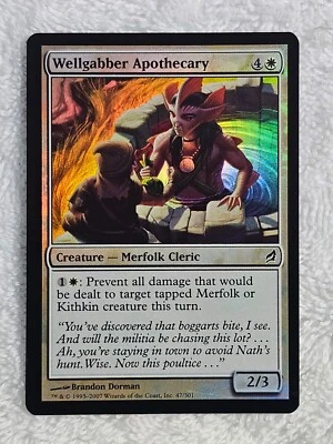 MTG Wellgabber Apothecary FOIL #47 Lorwyn (LRW) Magic Gathering Card NM - Image 1 of 4