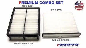 AF6280 C38175 ENGINE & CABIN AIR FILTER COMBO SET for 2014 - 2018 MAZDA 3 6 CX-5 - Picture 1 of 1