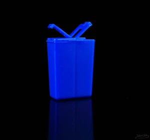 Tupperware Würzling blau Salz und Pfefferstreuer Arbeit Schule Camping Outdoor - Bild 1 von 3