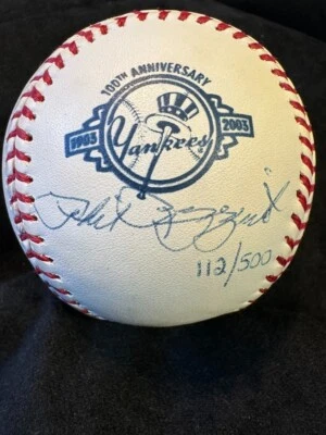 NY Yankee Phil Rizzuto - PSA Authenticated autographed baseball. 112/500 - Image 1 of 4