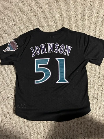 Mitchell & Ness MLB 1999 Arizona Diamondbacks Randy Johnson #51 Jersey Sz L-44 Cover