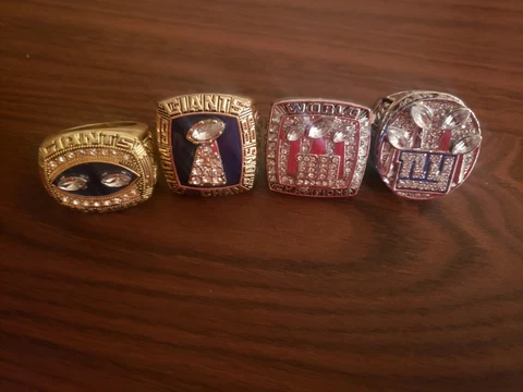 New York Giants Championship Ring Set Cover