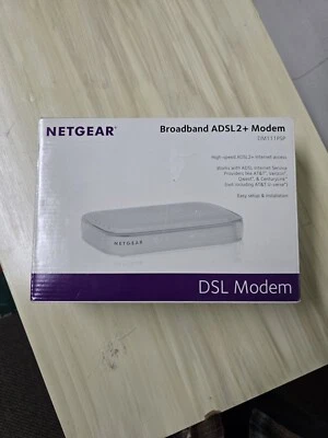 Netgear  DSL Broadband , DM111PSP, ADSL2+ Modem All Cords And Installation Guide - Image 1 of 3