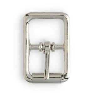Center Bar Nickel Roller Buckle 3/4" 1511-10 by Tandy Leather - Picture 1 of 1